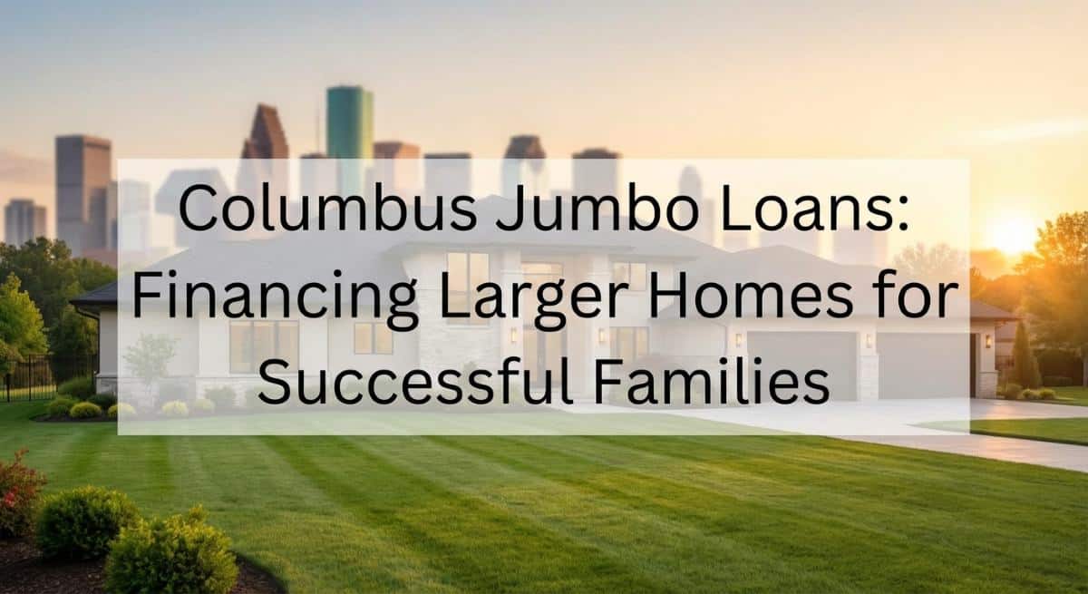 Jumbo Loans in the Columbus Market: Financing Larger Homes for Successful Families