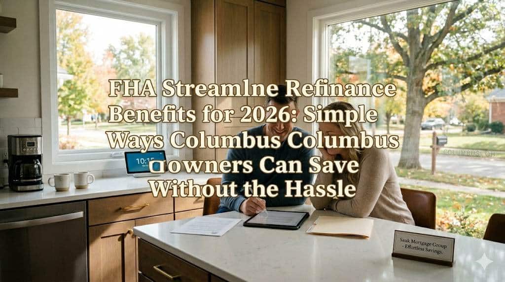 FHA Streamline Refinance Benefits for 2026: Simple Ways Columbus Homeowners Can Save Without the Hassle