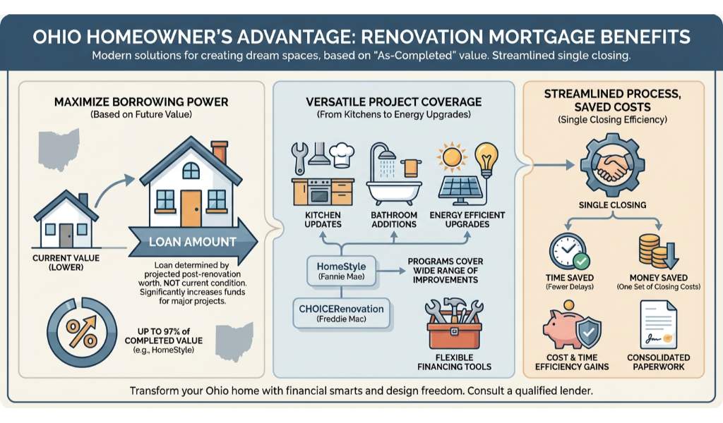 Benefits of Choosing a Renovation Mortgage for Your Ohio Home