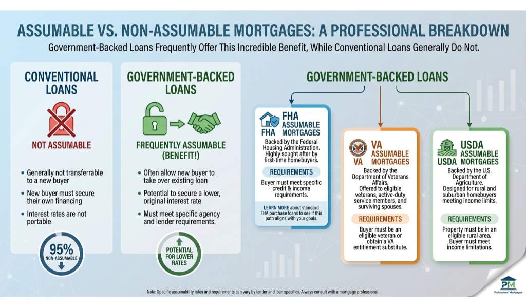 Types of Assumable Mortgages: FHA, VA, and USDA Loans