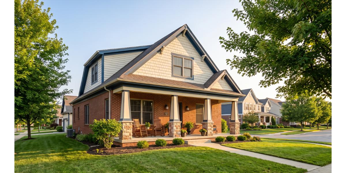 Columbus single-family home illustrating OHFA down payment assistance and first-time buyer financing options