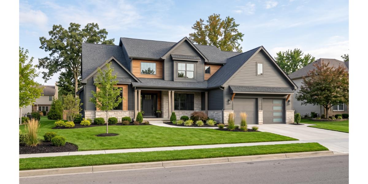 Suburban residential home representing a Columbus mortgage payment calculation.